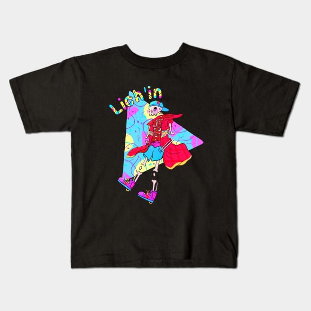 Lich'in Kids T-Shirt by kwardart